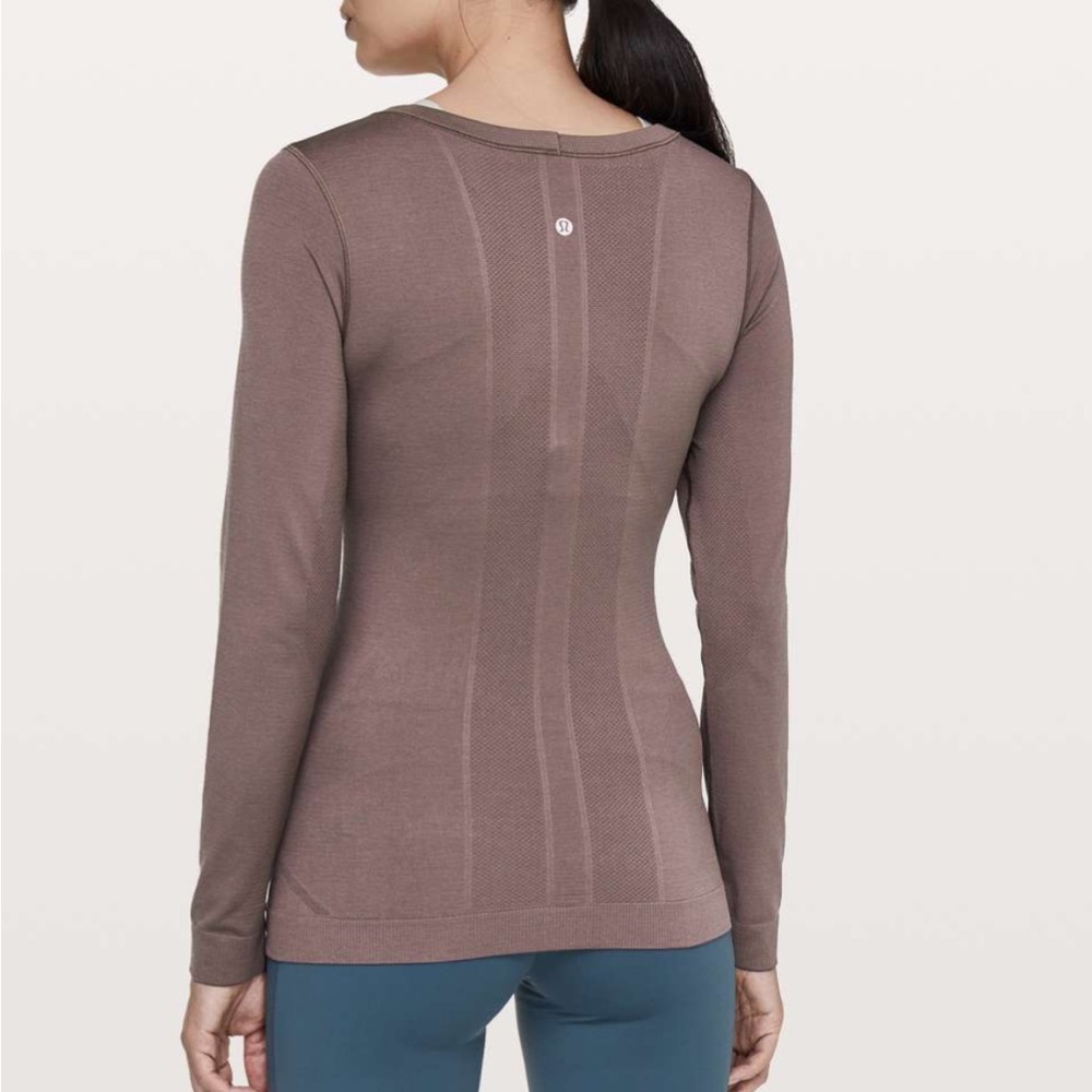Lululemon Swiftly Tech Antique Bark Long Sleeve (Breeze) *Relaxed Fit Top